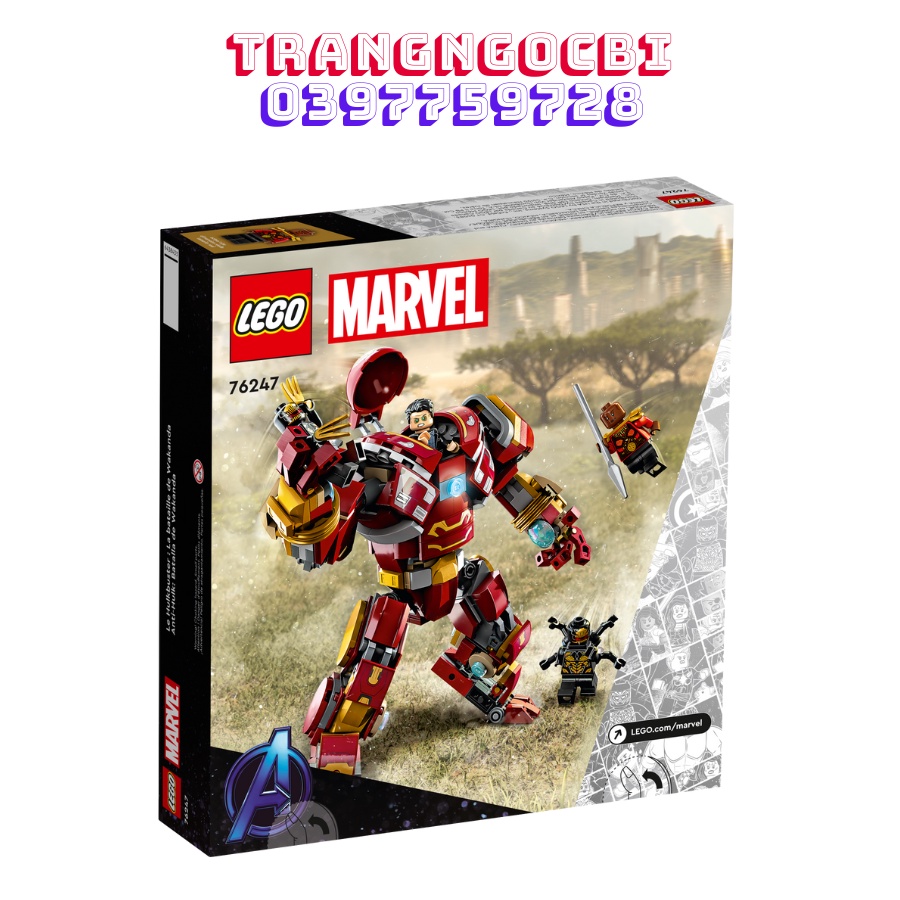 LEGO 76247 - Marvel The Hulkbuster: Trận chiến Wakanda