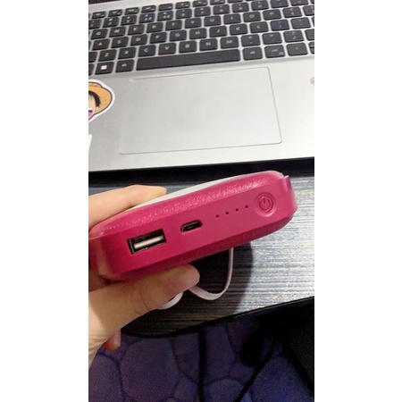 Sạc Dự Phòng Gấu Dâu Lotso Strawberry Toy Story 20000mah