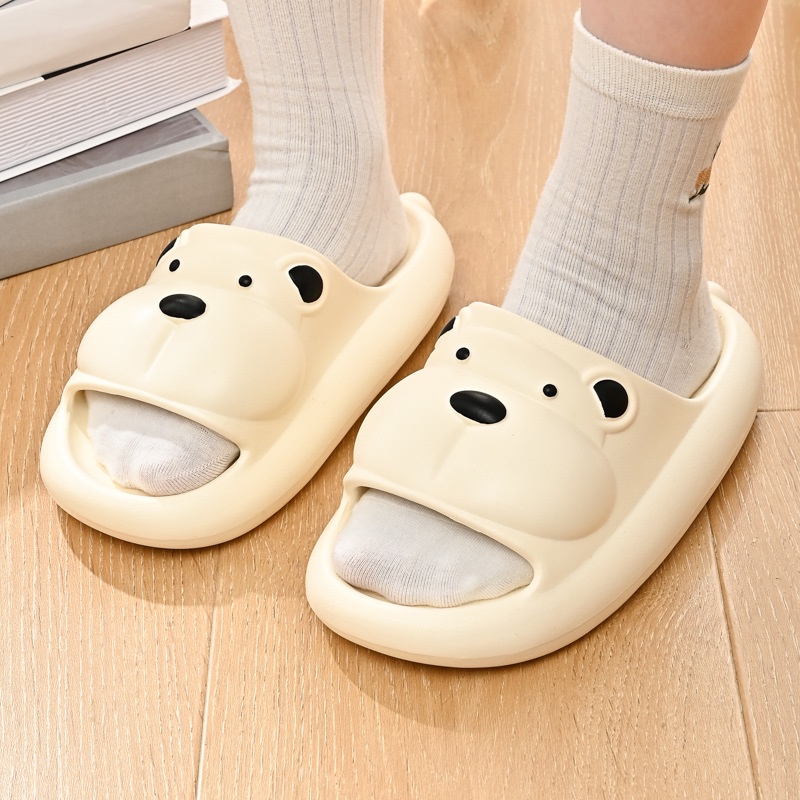 Dép Mềm Chống Trượt Họa Tiết Hoạt Hình Xinh Xắn Theo Phong Cách Mùa Hè