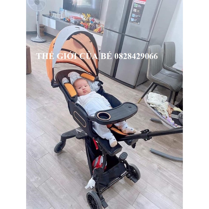 XẢ KHO XE ĐẨY GẤU V9b zon zon gấp gọn cho bé từ sơ sinh