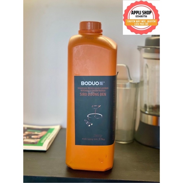 SIRO ĐƯỜNG ĐEN BODUO CHAI 2 LÍT.