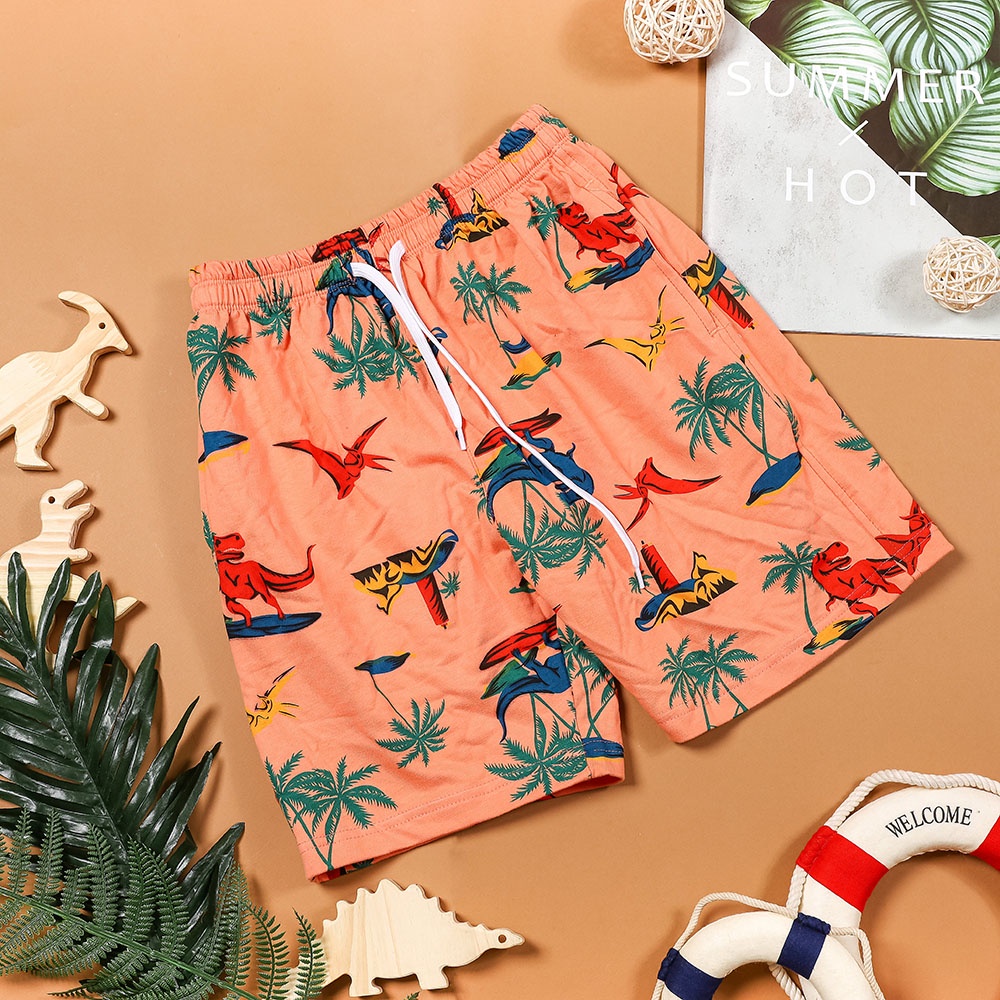 Quần short ngắn da cá mùa hè  chất liệu 100% cotton thoáng mát thấm hút mồ hôi Nhà Sans | Q11