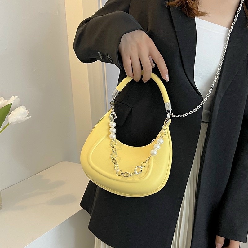 Túi Đeo Chéo , Cầm Tay Màu Trơn Thời Trang Hàn Quốc