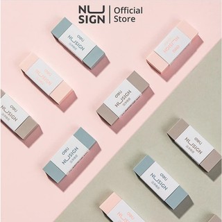 Gôm tẩy 2B cao cấp Nusign, tẩy sạch không bụi, 3 màu mã NS151