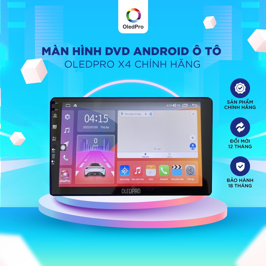 Màn Hình DVD Android Ô Tô OLEDPRO X4 - Bh 18 tháng