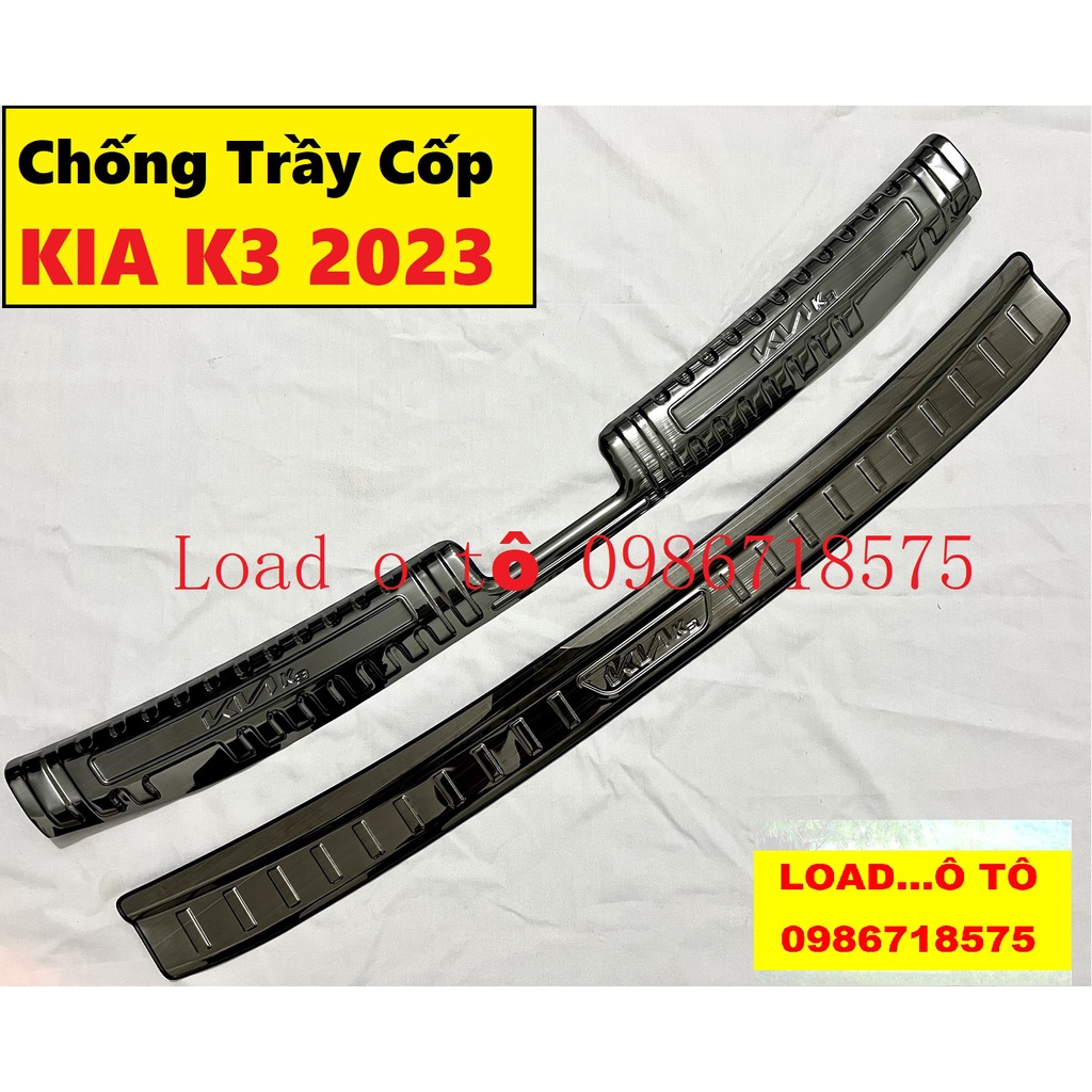 Chống Trầy Cốp Xe KIA K3 2023-2022 Mẫu Titan Cao Cấp Có Chữ Logo Mới