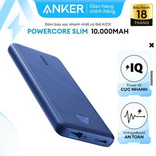 Pin sạc dự phòng ANKER PowerCore Slim 10000mAh PD - A1231
