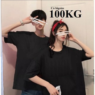 Áo Thun Cổ Tròn Tay Lỡ Unisex, Có Bigsize 105KG, Chất Cotton cao cấp, Mát, Mềm, Không gião