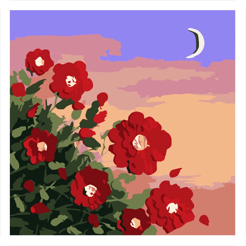 KLdfgt 20*20Tranh tô màu tranh số hoá anime tranh tô màu nước tranh vẽ theo so Tranh tô màu theo số Tranh tô màu số hoá Tranh số hoá Tranh sơn dầu số hoá Tranh sơn dầu Tranh tô màu nước