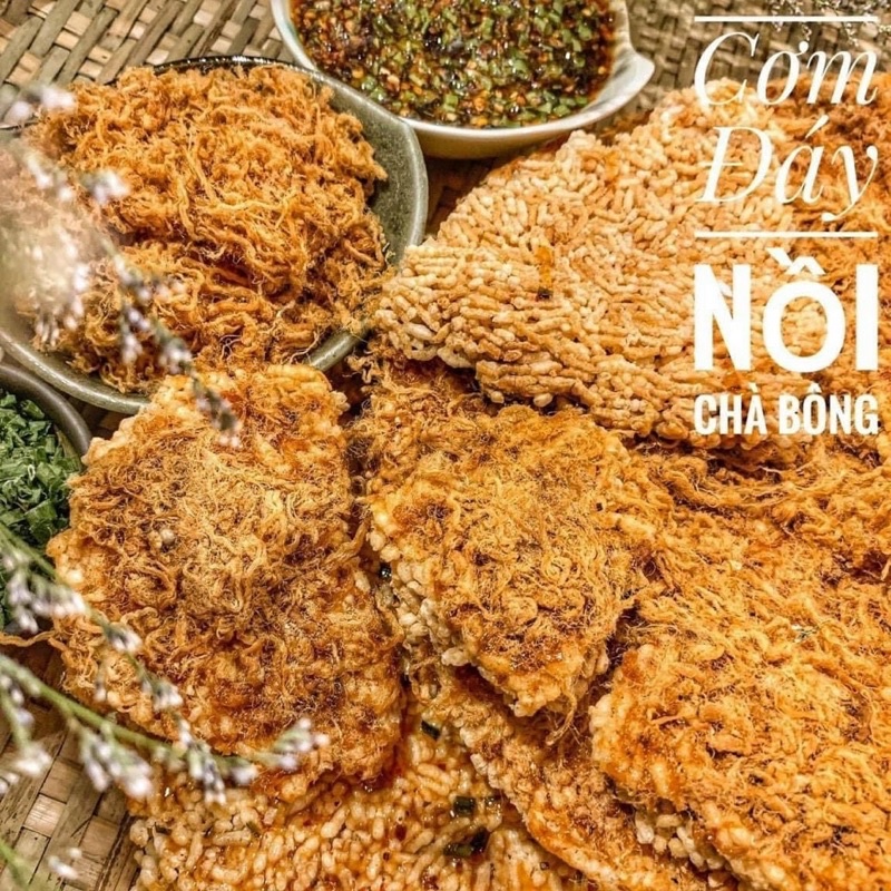CƠM CHÁY ĐÁY NỒI SIÊU CHÀ BÔNG 500gr/Miếng200gr -  Top Shop Food Đồ Ăn Vặt