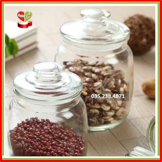 Hũ thủy tinh nắp núm 300ml; 500ml; 1000ml