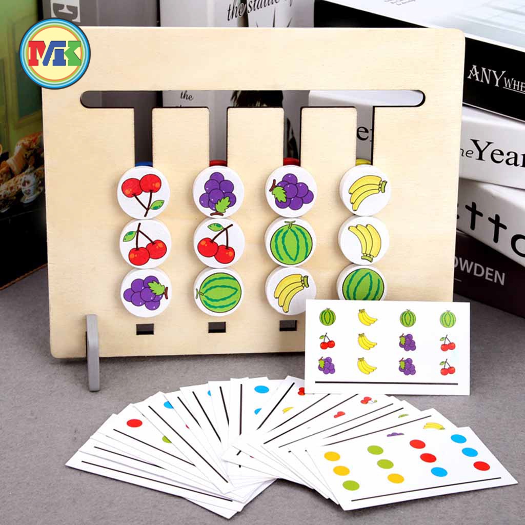 Đồ chơi gỗ luyện tư duy logic, Lắp Ghép Trật Tự có đồng hồ cát, hàng cao cấp cho bé trai, gái 3 4 5 6 7 8 tuổi [TD01]