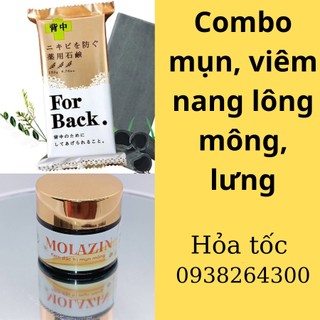 Combo mụn, V.iêm Nang Lông Lưng, Ngực Hiệu quả Tối Ưu của Bs da liễu tphcm