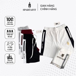 Quần short nỉ thể thao Spartafit Tery tập gym co giãn