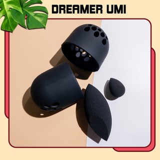 Mút trang điểm tán nền DREAM DREAMER UMI (2cục + hộp) đánh nền mini tròn mềm hộp đựng trang điểm chính hãng FS CO chumia