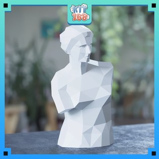 Mô hình giấy đồ vật đồ chơi Tượng Thần Vệ Nữ thành Milo (Venus de Milo)