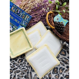 dĩa mộc vuông gốm nhật