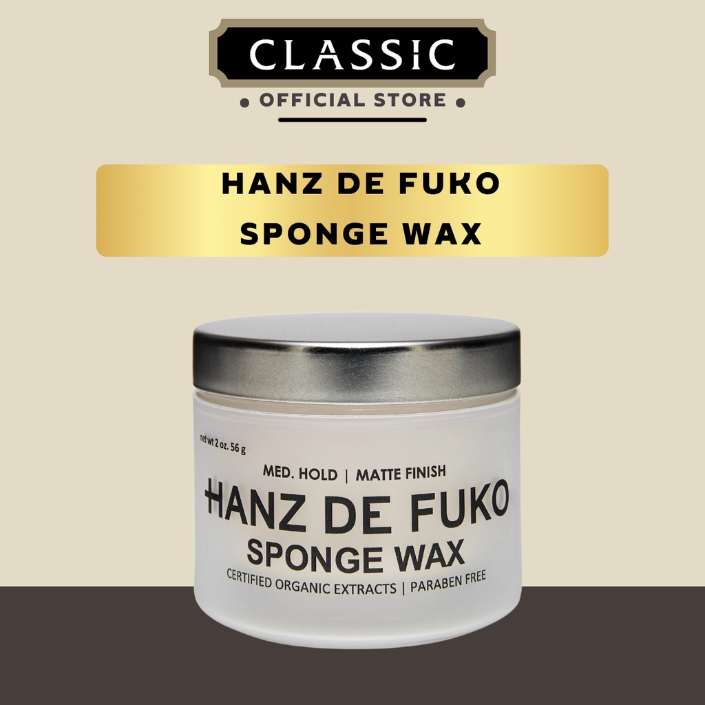Sáp Vuốt Tóc Hanz De Fuko Sponge Wax - Chính Hãng