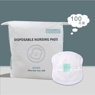 Miếng Lót Thấm Sữa cho mẹ V-Coool Bịch 100 miếng - Siêu thấm hút, mềm mịn