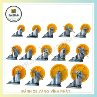 BÁNH XE ĐẨY 7F VÀNG VĨNH PHÁT (BỘ 4 CÁI)