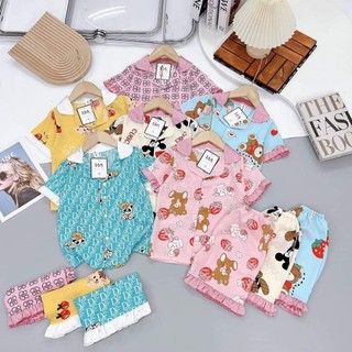 Bộ pijama chất lụa gấm tay dài- quần dài