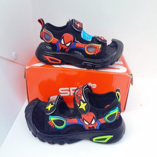 Sandal siêu nhân bé trai có đèn size 21-25 mã A4-5