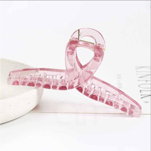 Kẹp Tóc Càng Cua To Hàn Quốc Nữ Kiểu Màu Trong Suốt Cỡ Lớn 4AM