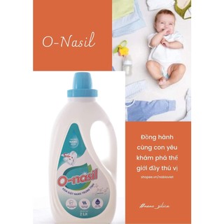 Kem giặt O - Nasil, Dịu nhẹ cho da nhạy cảm nhất - 2Lít