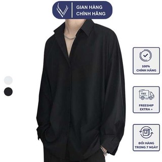 Sơ mi nam cổ y mẫu mới vải lụa trơn cao cấp dáng ôm body sơ mi lụa sơ mi cao cấp sơ mi hàn quốc thương hiệu veratio