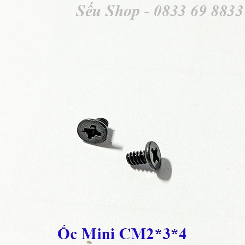 Lẻ ốc mini CM 2*3*4 màu đen