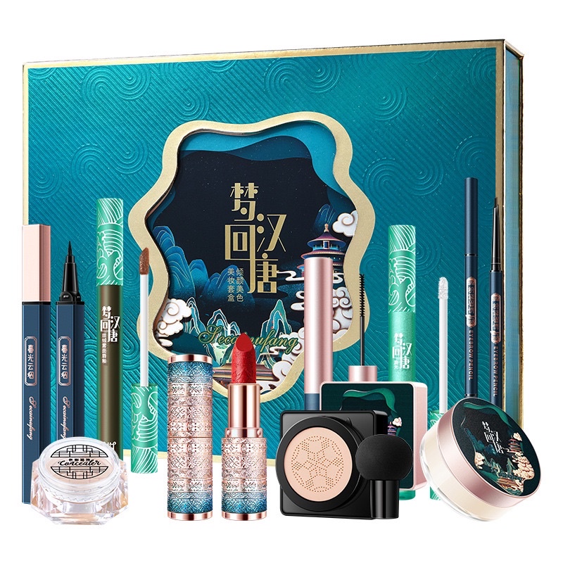 Bộ trang điểm set makeup đầy đủ 10 món cơ bản tiện dụng chính hãng Youliyoula - Quà tặng ý nghĩa cho người yêu bạn gái | BigBuy360 - bigbuy360.vn