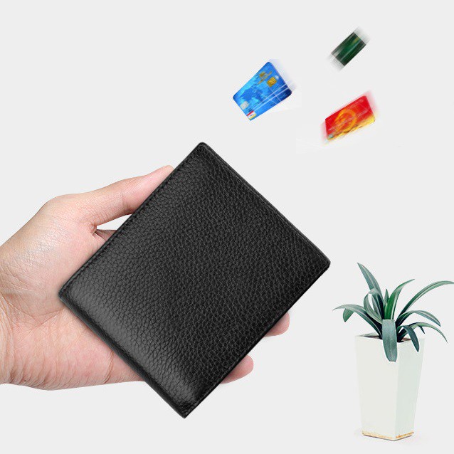 Ví Nam Da Thật Đẹp Kiểu Ngang Đứng Đắng | Bóp Da Bò Đựng Tiền Thẻ Minni - LT01