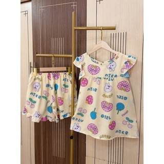 Bộ Đùi Lụa Cánh Tiên 2 Túi Quần Size 3 - 4 (60kg - 90kg)