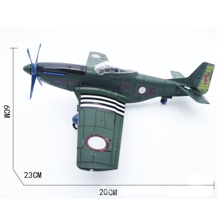 Mô hình lắp ghép 4D Máy Bay P51 tỉ lệ 1:48