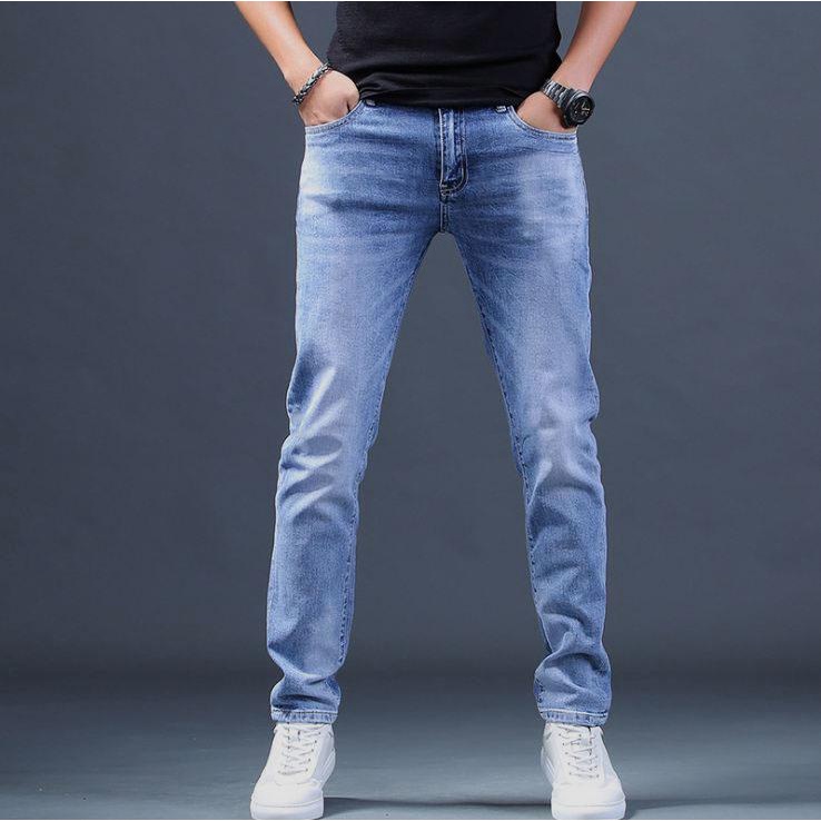 Quần jeans nam Quần Bò Nam Trơn Co Giãn Hàng Công Ty Xuất Khẩu Cao Cấp