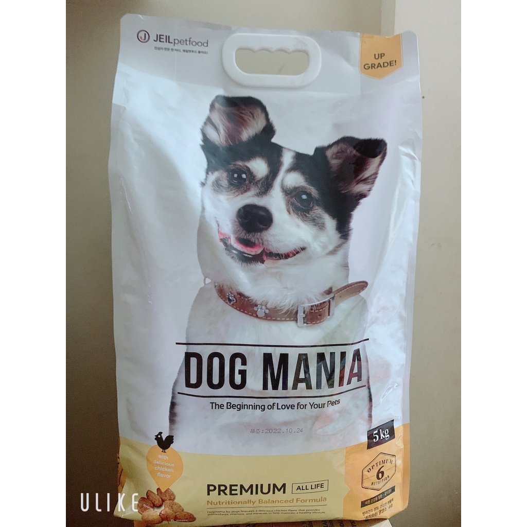 Dog Mania 5kg Thức ăn cho chó mọi lứa tuổi Hàn Quốc