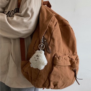 Balo Đi Học Basic Nam Nữ Chất Liệu Canvas Thô BL07