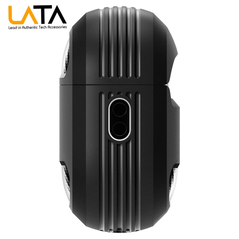 ỐP LƯNG SPIGEN APPLE AIRPOD PRO 2 / AIRPOD 3 RUGGED ARMOR MATTE BLACK- mới 100% bảo hành chính hãng hãng 12 tháng