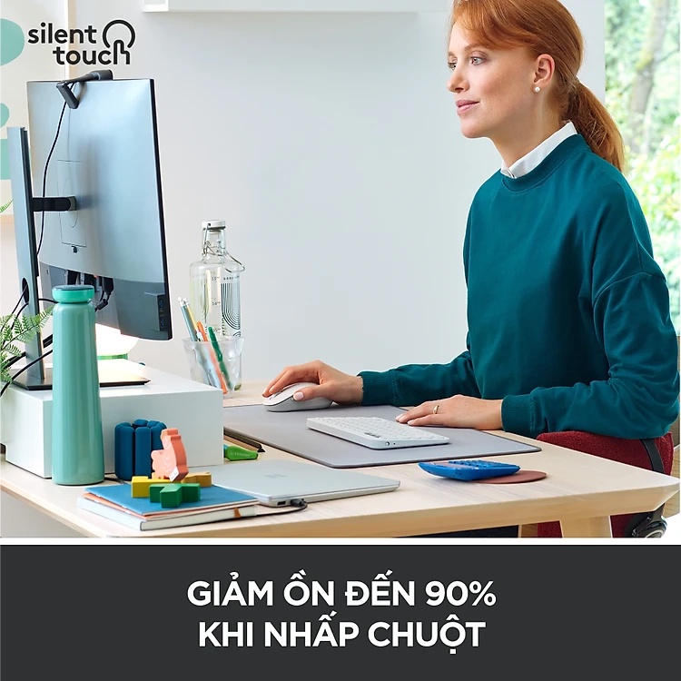 Chuột Bluetooth Logitech M590 / M650 / M650L chuột không dây máy tính Laptop BH 12T
