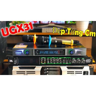 Micro shure ugx 31 hàng chuẩn loại 1 4 hôp sóng lơn 4 râu.