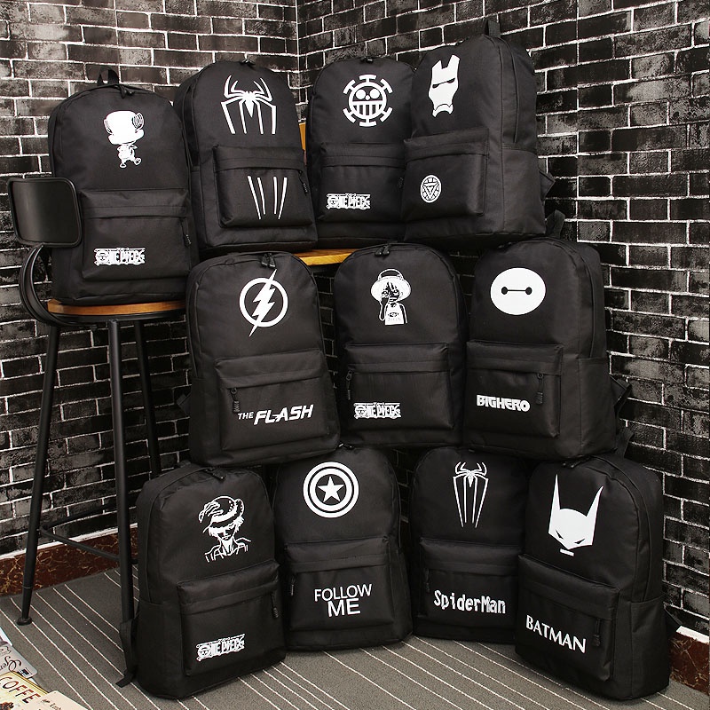 Balo  Đi Học Nam Nữ ,Cặp Đi Học Dạ Quang Phát Sáng Hình One Piece, Mẫu Mới Nhất, Hot Nhất.