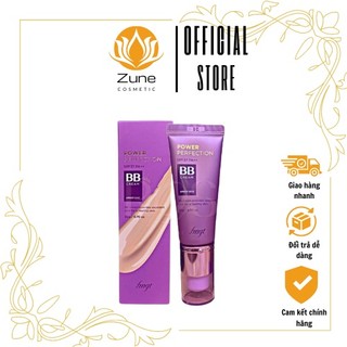 Kem nền BB Tím The Face Shop ⚡[CHÍNH HÃNG]⚡Cho Mọi Loại Da TFS Power Perfection Che Phủ Hoàn Toàn BB Cream SPF37 PA++20g