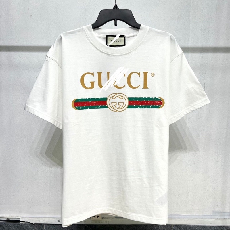 Áo Thun GuCi Nhiều Mẫu Thun 100% Cotton 2c Form Unisex - Hàng Dày Dặn Full Tem Tag Túi