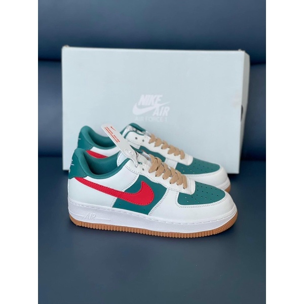 Giày AF1_Nike Gucci Xanh Đỏ Nam Nữ  Hàng Trung Cao Cấp Full box Tặng Tất