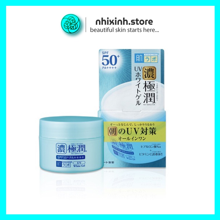 Gel dưỡng ẩm chống nắng ban ngày Hada Labo Koi-Gokujyun UV White Gel SPF50+ PA++++ 90g
