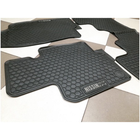Thảm Sàn, Thảm Lót Sàn Cao Su Đúc Nissin Vân Tổ Ong Chuẩn Form Xe Mazda Cx5