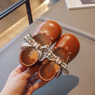 Giày búp bê nơ vải bông mã 2805
