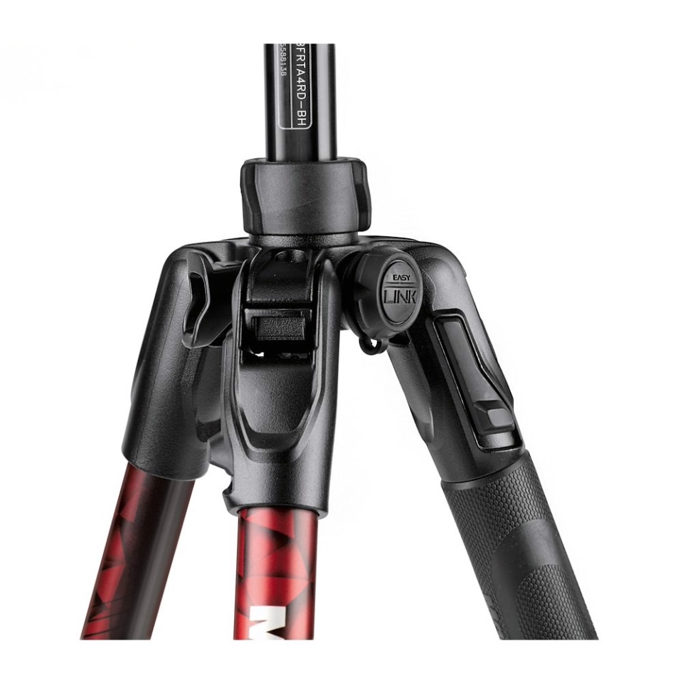 BỘ CHÂN MÁY ẢNH TRIPOD MANFROTTO BEFREE ADVANCED ALU TRAVEL RED KIT BALL HEAD KHÓA XOAY