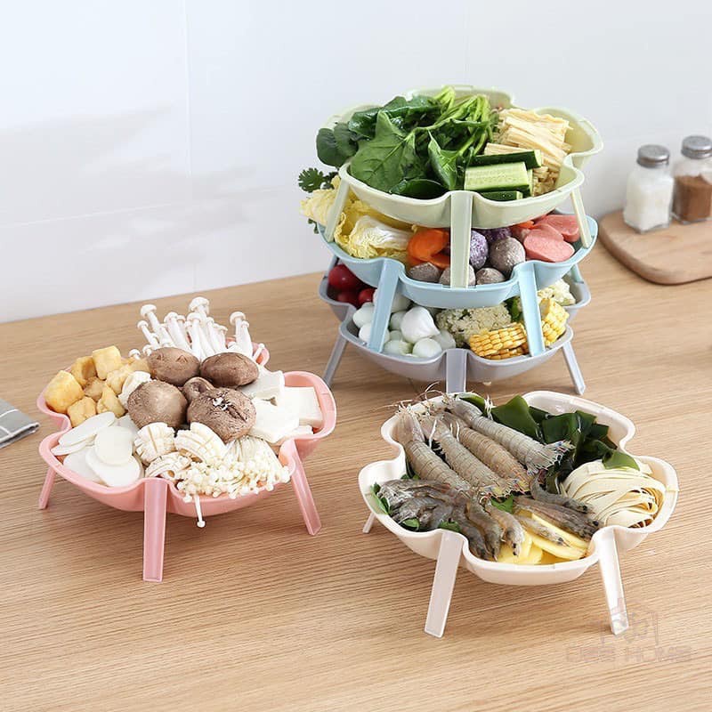 Đĩa đựng đồ lẩu, bánh kẹo, hoa quả Việt Nhật 5697 - Việt Nhật Plastic HN
