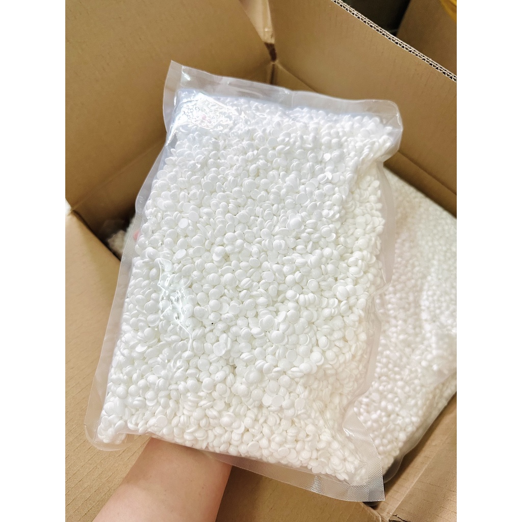 Sáp Wax Lông Nóng Dừa Cao Cấp Siêu Bám Lông, Sáp Wax Nóng Hard Wax Beans Dùng Cho Da Nhạy Cảm Tặng Que Gỗ